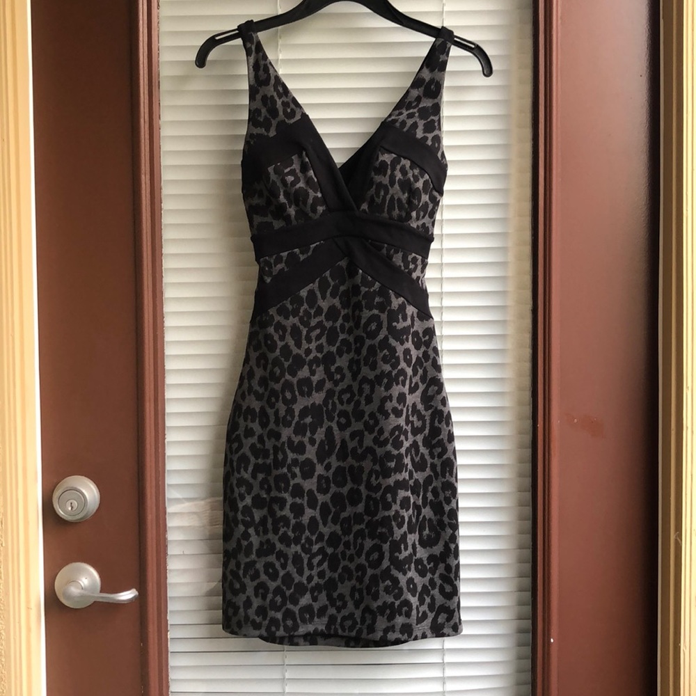 New animal print party dress size XS